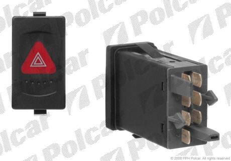 Вмикач аварійного світла VW PASSAT V Polcar 9548P30