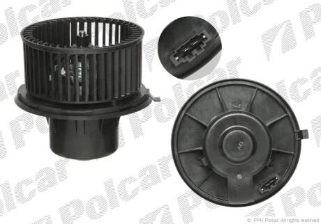 Вентилятор кабіни SHARAN/GALAXY/ALHAMB Polcar 9550NU3
