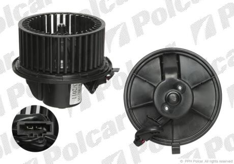 Вентилятор кабіни VW TRANSPORTER Polcar 9566NU1