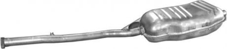 Глушитель, алюм. сталь, задн.часть BMW 318i 1.8 90-98 POLMOSTROW 03.21 (фото 1)