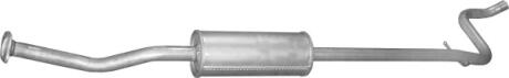 Глушитель, алюм. сталь, средн.часть Citroen C2 1.4i / Peugeot 1007 1.4i POLMOSTROW 04.270