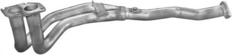 Глушитель, алюм. сталь, передн. часть Opel Vectra 88-95/Calibra 90-97/Astra 91-9 POLMOSTROW 17431 (фото 1)