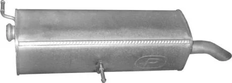 Глушник алюм. сталь, задн. частина Peugeot 3008 1.6 HDi  Polmostrow POLMOSTROW 19.31