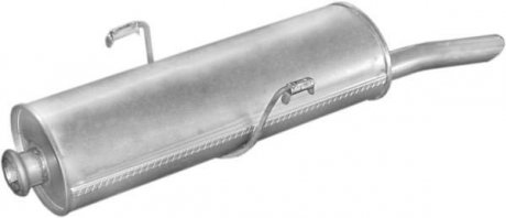 Глушитель, алюм. сталь, задн. часть Peugeot 306 1.4-1.8 sedan kat 94- (19.61) Po POLMOSTROW 1961 (фото 1)