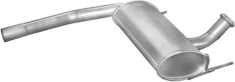 Глушитель алюм. сталь, средн. часть Renault Laguna  Polmostrow POLMOSTROW 21.16