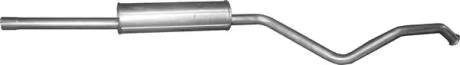 Глушитель алюм. сталь, средн. часть Renault Laguna III 08 2.0 16V  Polmostrow POLMOSTROW 21.41