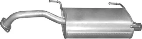 Глушник алюм. сталь, задн. частина Toyota Celica 1.6 10/89-10/93  Polmostrow POLMOSTROW 26.04