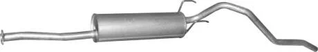 Глушник, алюм. сталь, задн. част. Toyota Hi-Lux / VW Taro (26.206) Polmostrow POLMOSTROW 26206