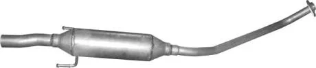 Глушник алюм. сталь, середн. частина Toyota Corolla 1.4/1.6 16V sedan/kombi  Polmostrow POLMOSTROW 26.24