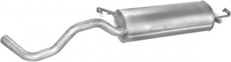 Глушитель (задняя часть) алюминизированная сталь VW Golf IV 1.6i (97-)/Audi A3 (96-) POLMOSTROW 30.234 (фото 1)