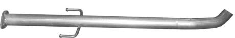 Глушник алюм. сталь, середн. частина Kia Ceed 1.6 CRDi/2.0 CRDi 10/06-07/09 POLMOSTROW 47.60
