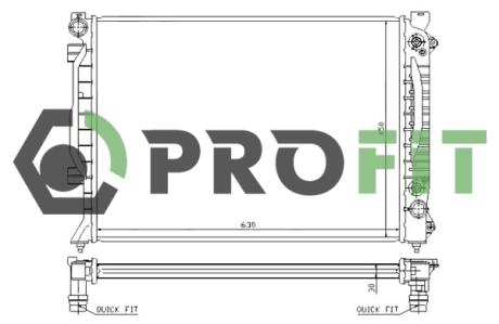Радіатор охолоджування PROFIT 1740-0001