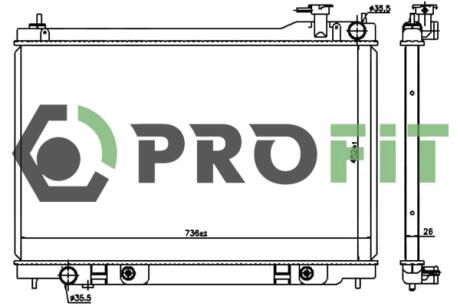 Радіатор охолоджування PROFIT 1740-0260