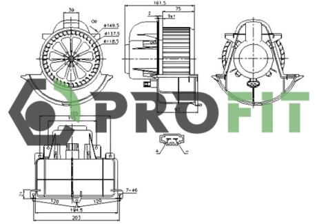 Автозапчастина PROFIT 1860-0005