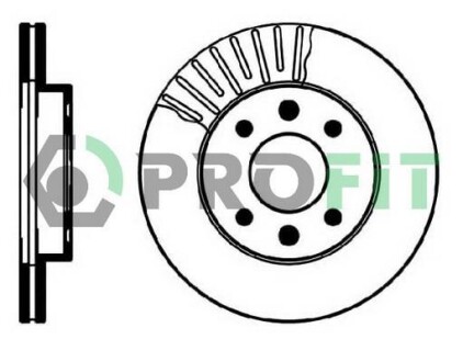 Диск гальмівний PROFIT 5010-0158