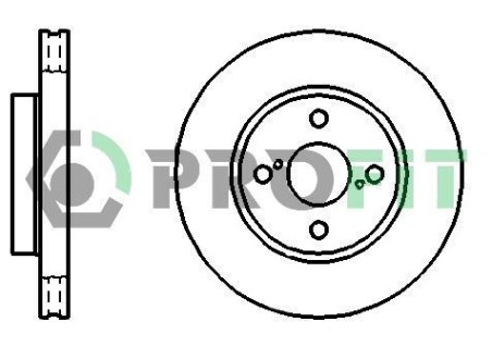 Диск гальмівний PROFIT 5010-1294 (фото 1)