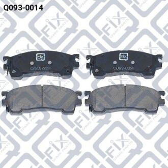 Колодки гальмівні передні дискові Q-FIX Q0930014