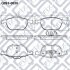 Колодки гальмівні передні Mazda 3 BK/CR 02–/Ford Focus II 04–/C-Max 03–/Volvo S40 04–/V50 04– Q-FIX Q0930039 (фото 3)