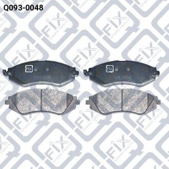 Колодки гальмівні передні дискові Q-FIX Q0930048