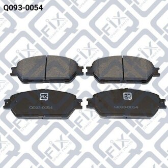 Колодки гальмівні передні дискові Q-FIX Q0930054