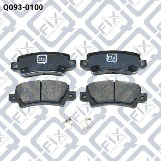 Колодки гальмівні задні дискові Q-FIX Q0930100