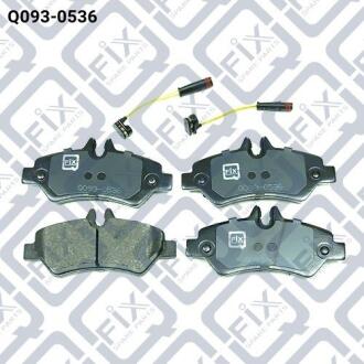 Колодки гальмівні задні дискові Q-FIX Q0930536