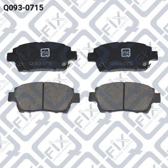 Колодки гальмівні передні дискові Q-FIX Q0930715