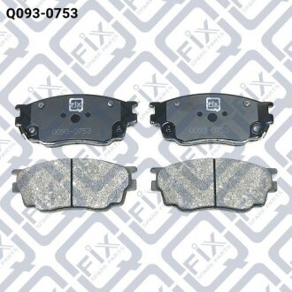 Колодки гальмівні передні дискові Q-FIX Q0930753