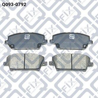 Колодки гальмівні передні дискові Q-FIX Q0930792
