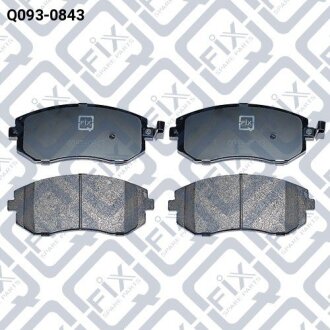 Колодки гальмівні передні Subaru Forester 02–/05–/Impreza 00–/05–/08–/Legacy 03– Q-FIX Q0930843