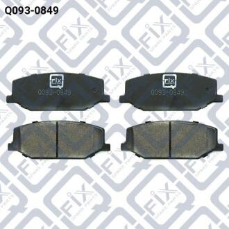 Колодки гальмівні передні дискові Q-FIX Q0930849