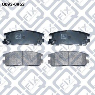 Колодки гальмівні задні дискові Q-FIX Q0930963