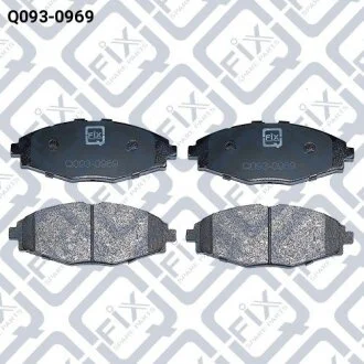 Колодки гальмівні передні дискові Q-FIX Q0930969