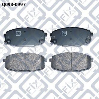 Колодки гальмівні передні дискові Q-FIX Q0930997