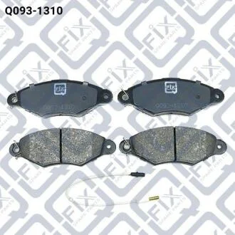Колодки гальмівні передні дискові Q-FIX Q0931310