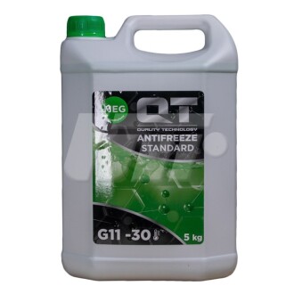 Антифриз QT MEG STANDARD -30 G11 зелений 5кг Qt oil QT552305