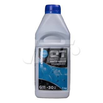 Антифриз QT MEG STANDARD -30 G11 синій 1кг Qt oil QT553301