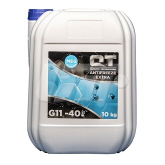 Антифриз QT MEG EXTRA -40 G11 синій 10кг Qt oil QT5634010