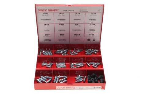 Комплект штуцерів прокачки гальм QUICK BRAKE 0002