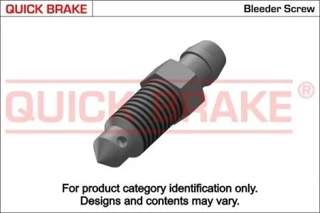 Штуцер прокачки гальм QUICK BRAKE 0033