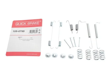 Ремкомплект задних колодок Matiz/QB QUICK BRAKE 105-0795