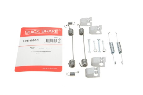 Комплект пружинок колодок стояночного гальма QUICK BRAKE 105-0860