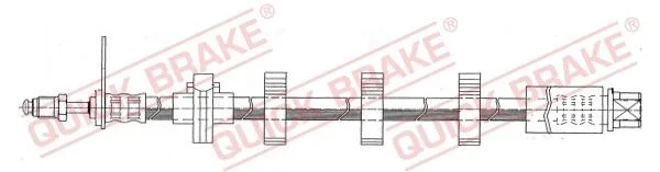 Гальмівний шланг QUICK BRAKE 32984 (фото 1)