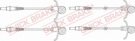 Датчик зносу гальмівних колодок QUICK BRAKE WS 0181 A