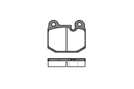 Колодки гальмівні дискові REMSA 0014.10