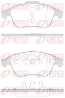 Колодки гальмівні дискові REMSA 1350.30