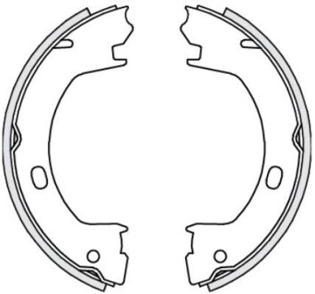 Колодки гальмівні барабанні REMSA 4739.00