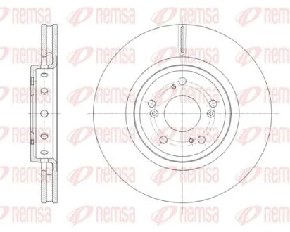 Диск гальмівний REMSA 61658.10