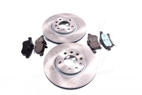 Комплект гальмівний передн. OPEL ASTRA H 05-,OPEL MERIVA 05-,OPEL ZAFIRA 05- REMSA 81036.00