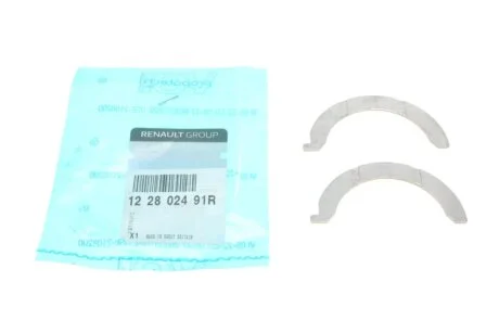 Півкільце упорне колінвала (компл 2шт) Renault Logan II, Megane III, Kangoo II  Renault RENAULT 122802491R
